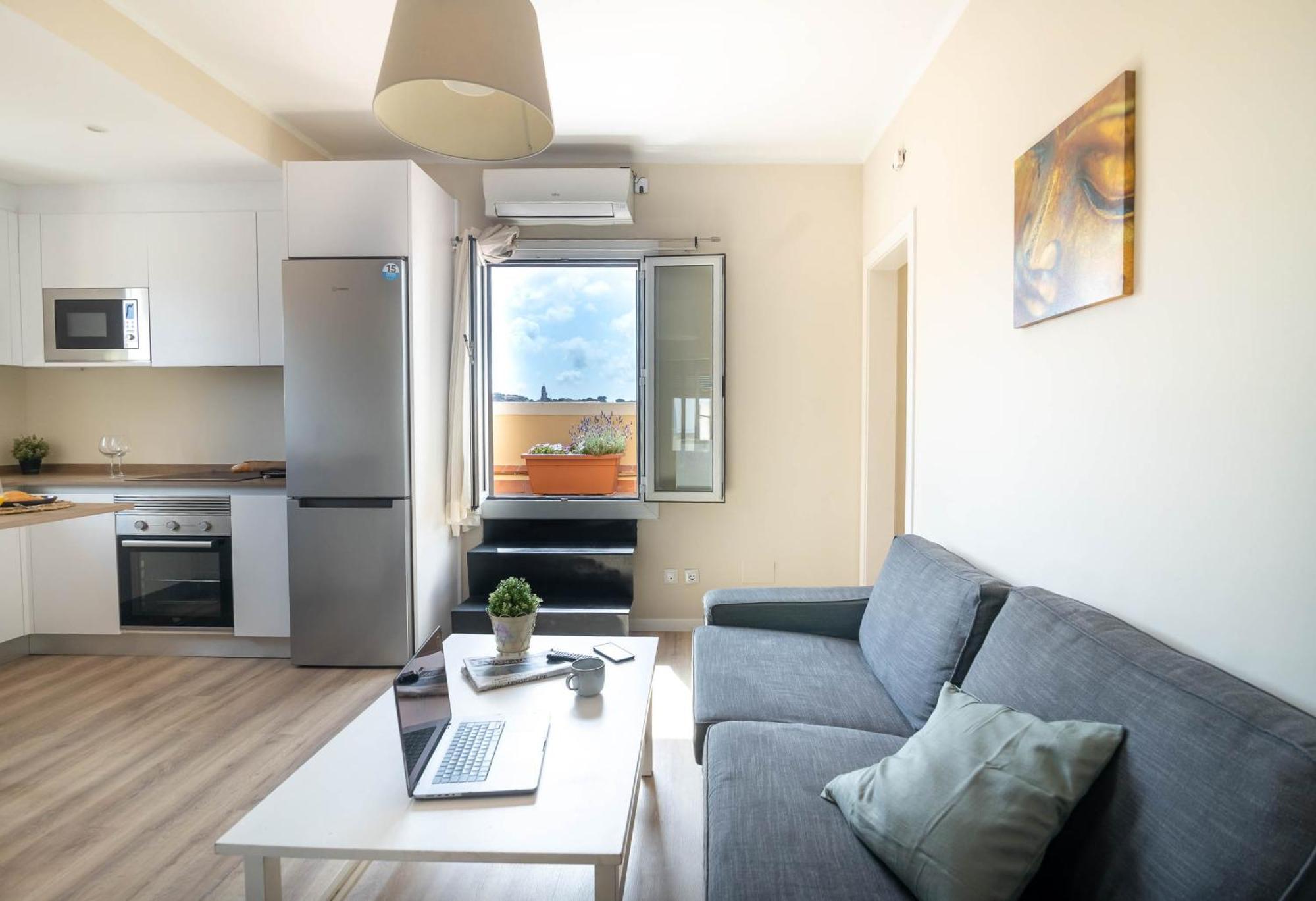 Riua - Private Terrace Penthouse Next To The Fair Barcelona Bagian luar foto