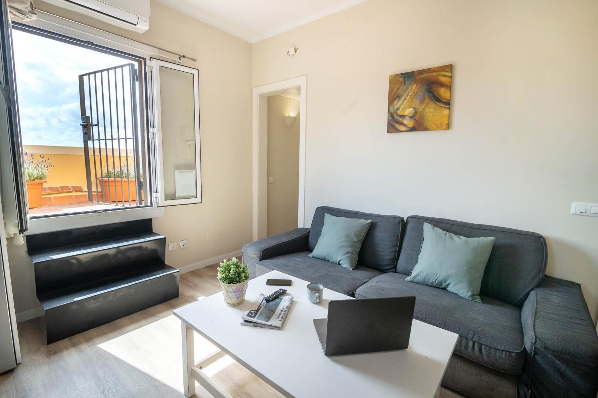 Riua - Private Terrace Penthouse Next To The Fair Barcelona Bagian luar foto