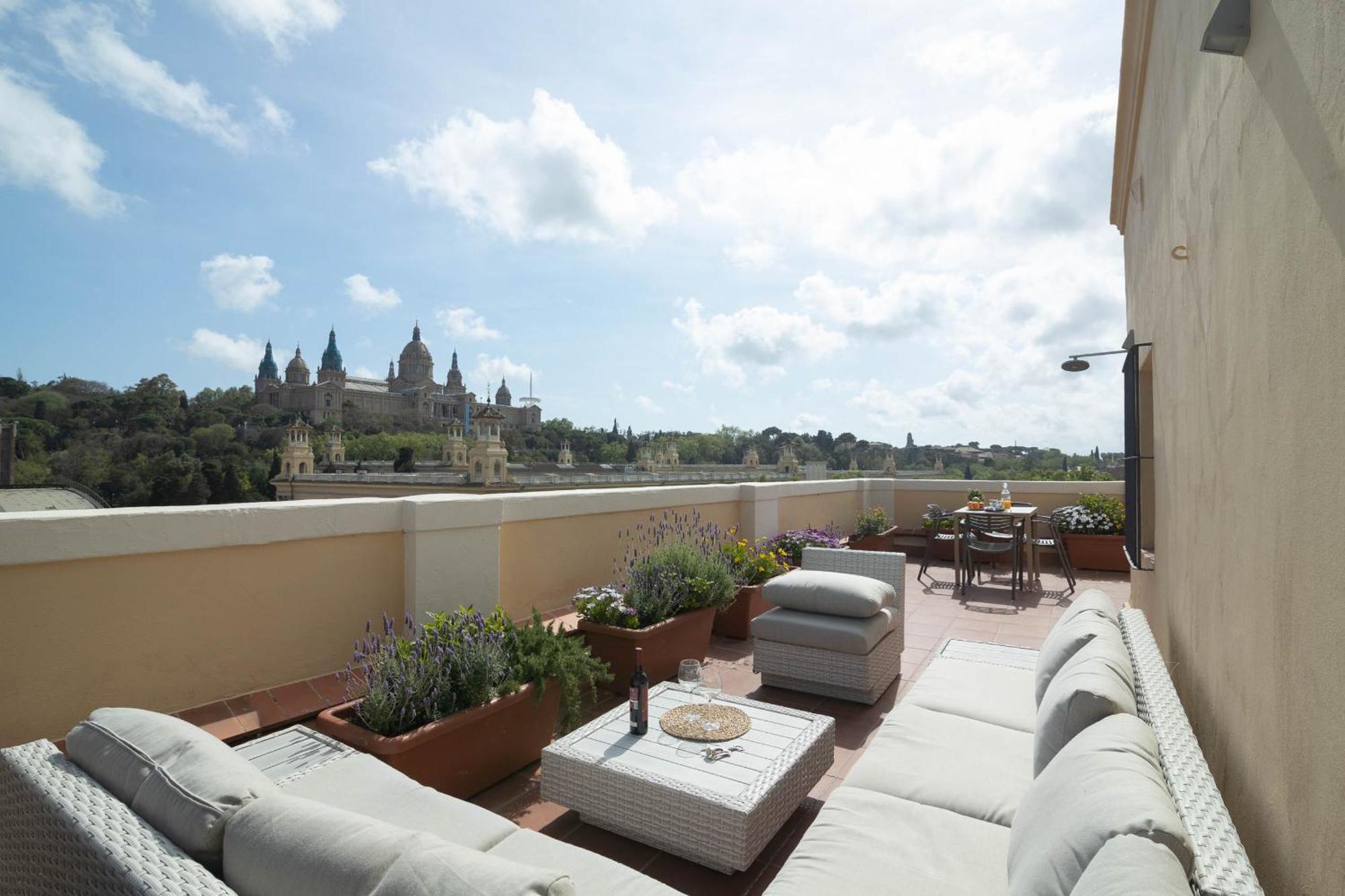 Riua - Private Terrace Penthouse Next To The Fair Barcelona Bagian luar foto